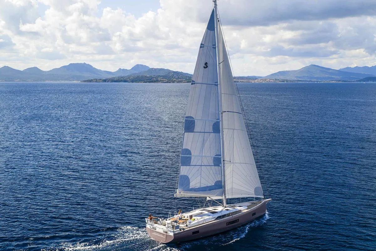 AYCA, a Beneteau Oceanis 52 sailboat at Kos, Greece