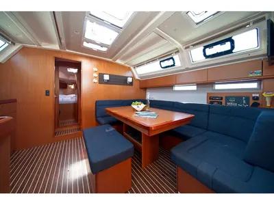Salon of MH 80, a Bavaria Cruiser 46 sailboat at Murter, Croatia