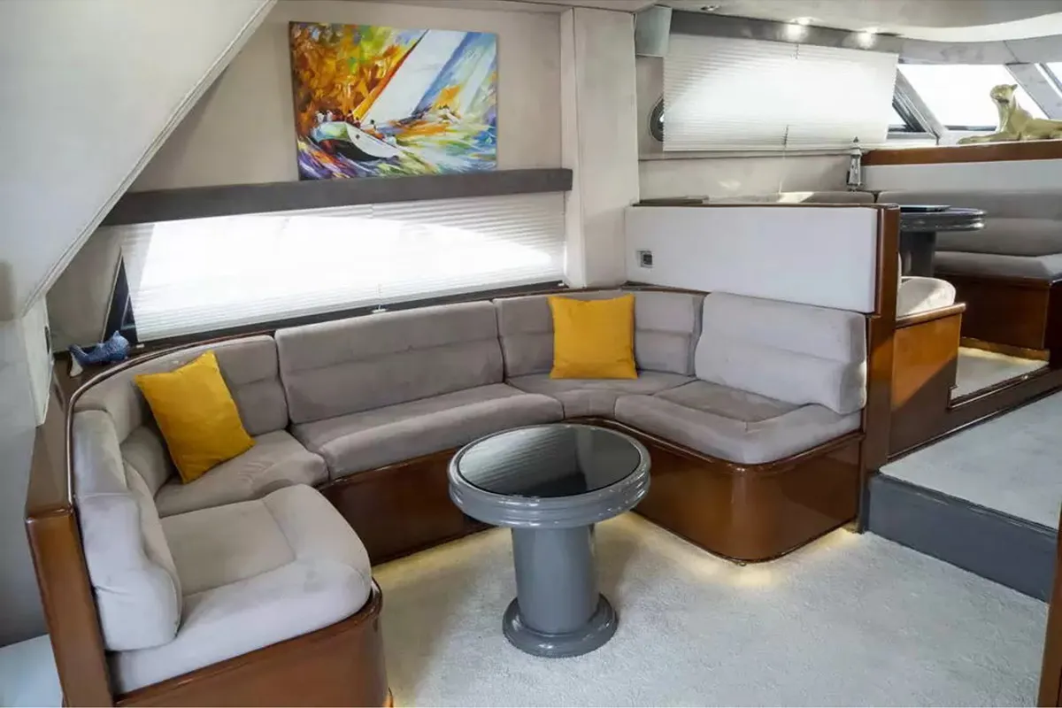 Salon of Sirocco, a Gulet Motoryacht motor yacht at Fethiye, Turkey