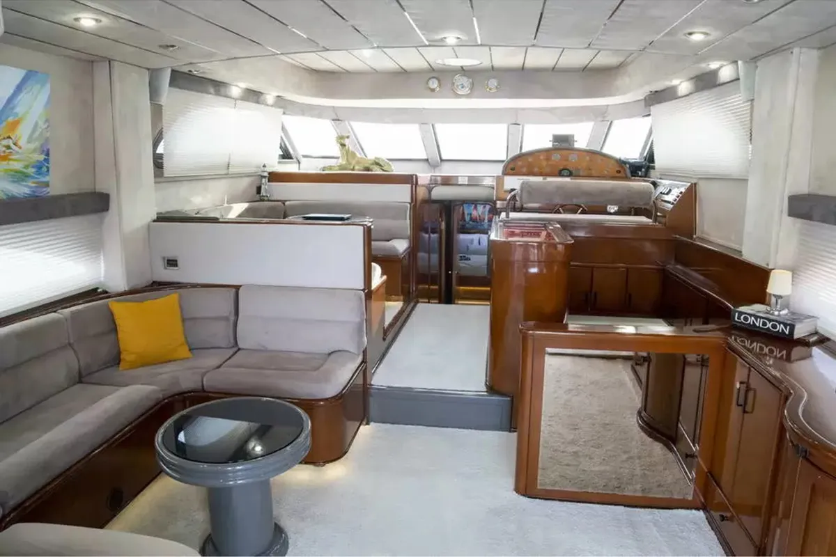 Salon of Sirocco, a Gulet Motoryacht motor yacht at Fethiye, Turkey