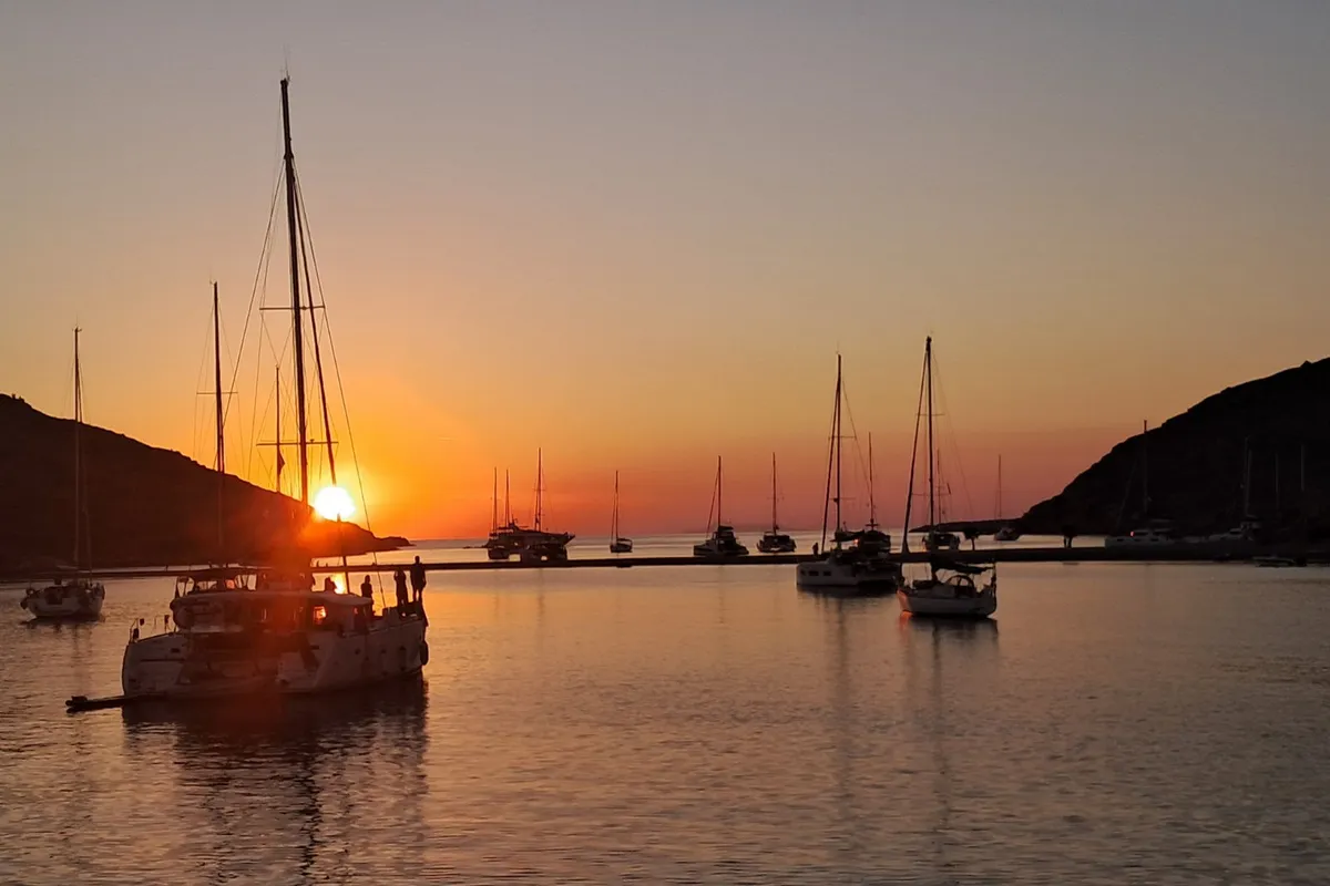 Lagoon 51, a catamaran at Lavrion, Greece