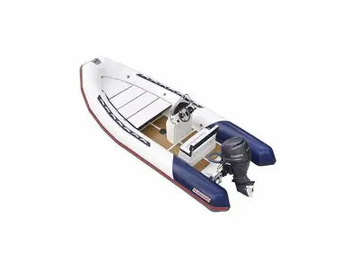 Exterior view of Gulet Vanguard DR-560, a motorboat at Vigo, Spain