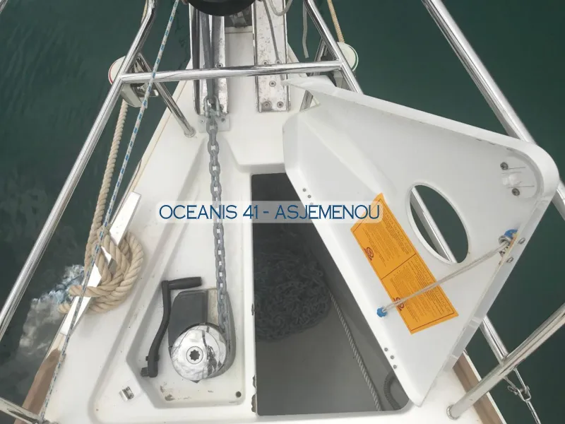Comfort, a Beneteau Oceanis 41 sailboat at Kontokali, Greece