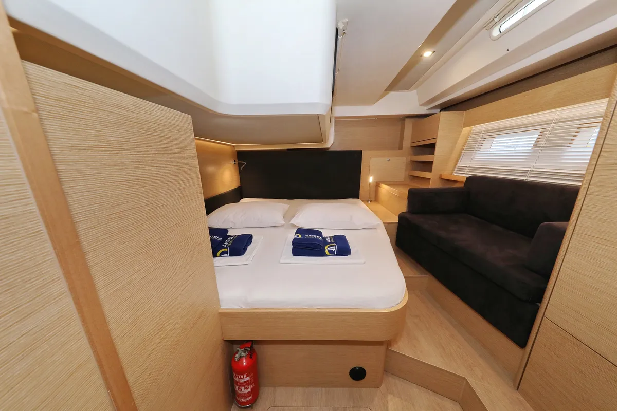 Cabin on Air King, a Hanse 548 - 5 + 1 cab. sailboat at Trogir, Croatia