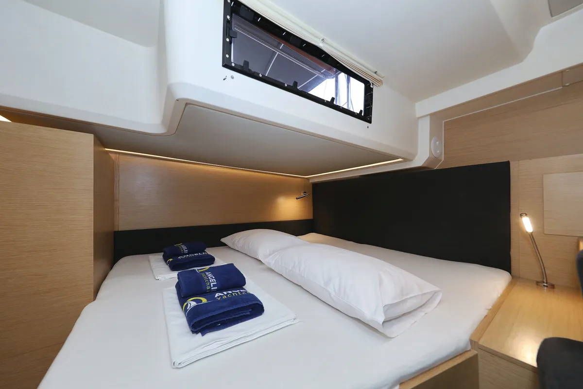 Cabin on Air King, a Hanse 548 - 5 + 1 cab. sailboat at Trogir, Croatia