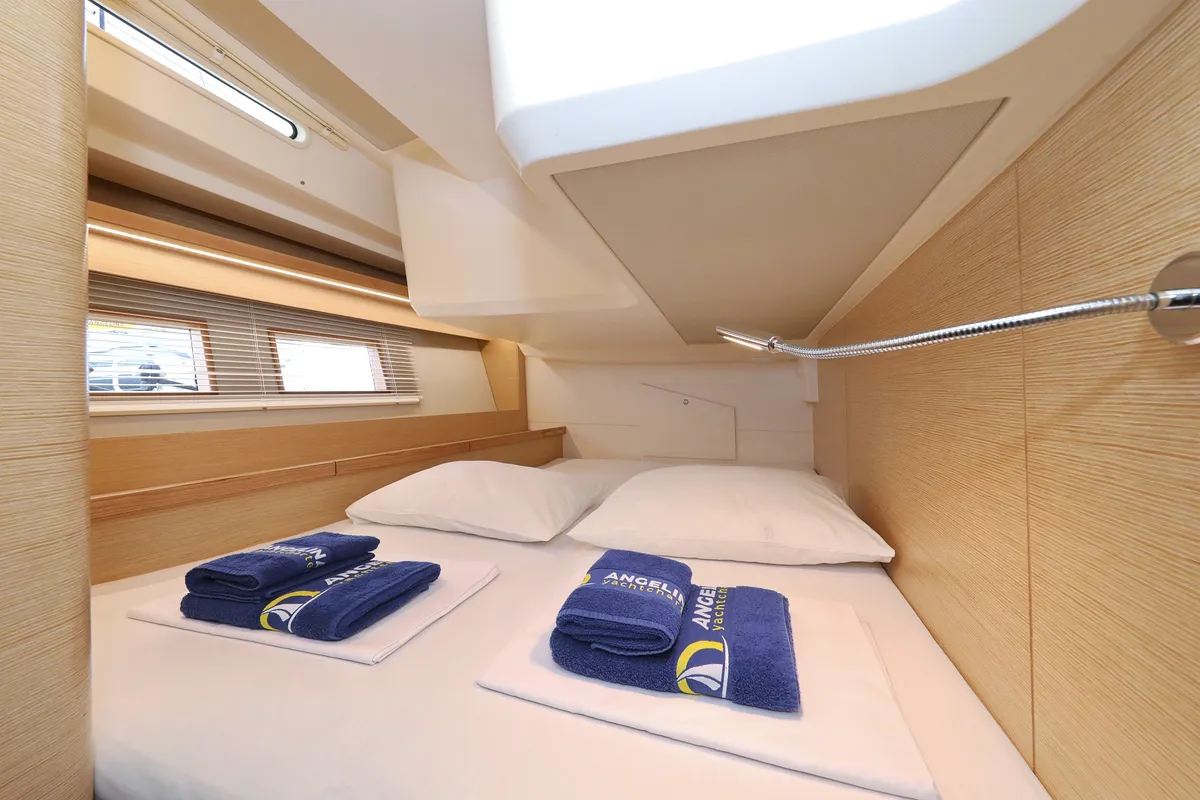 Cabin on Air King, a Hanse 548 - 5 + 1 cab. sailboat at Trogir, Croatia