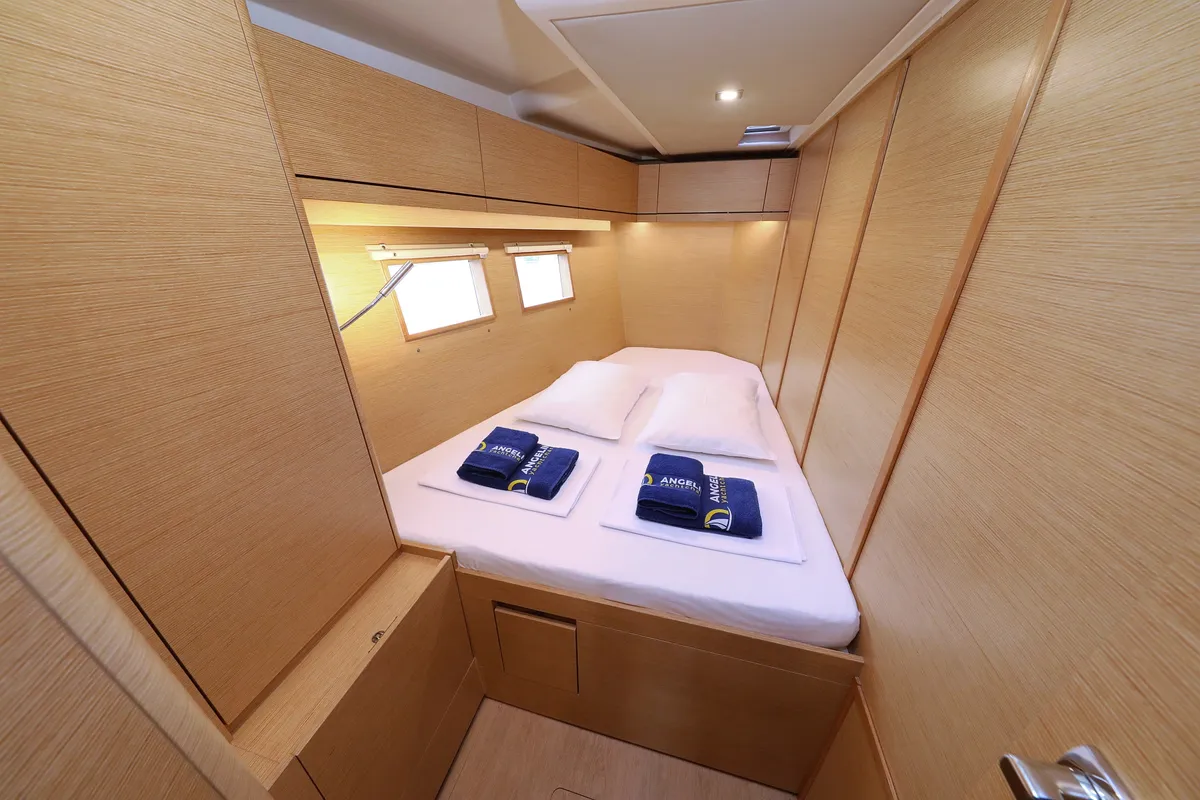 Cabin on Air King, a Hanse 548 - 5 + 1 cab. sailboat at Trogir, Croatia