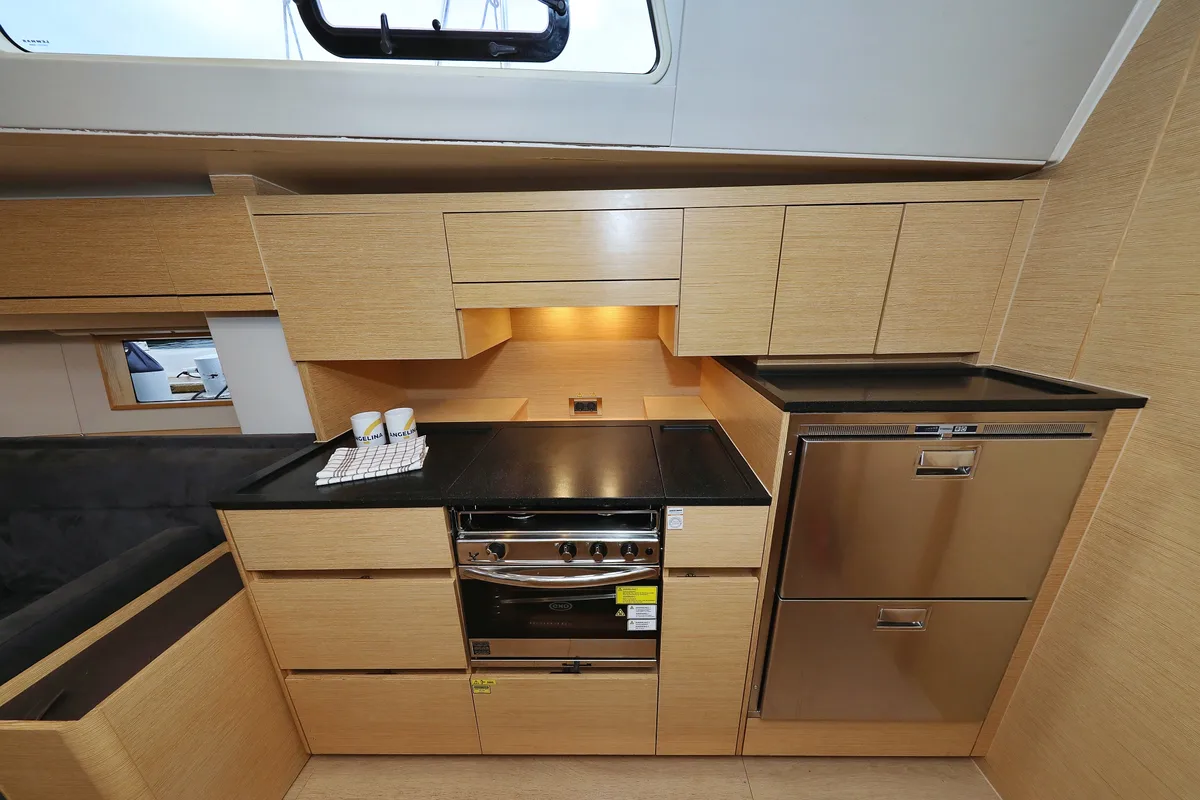 Galley of Air King, a Hanse 548 - 5 + 1 cab. sailboat at Trogir, Croatia