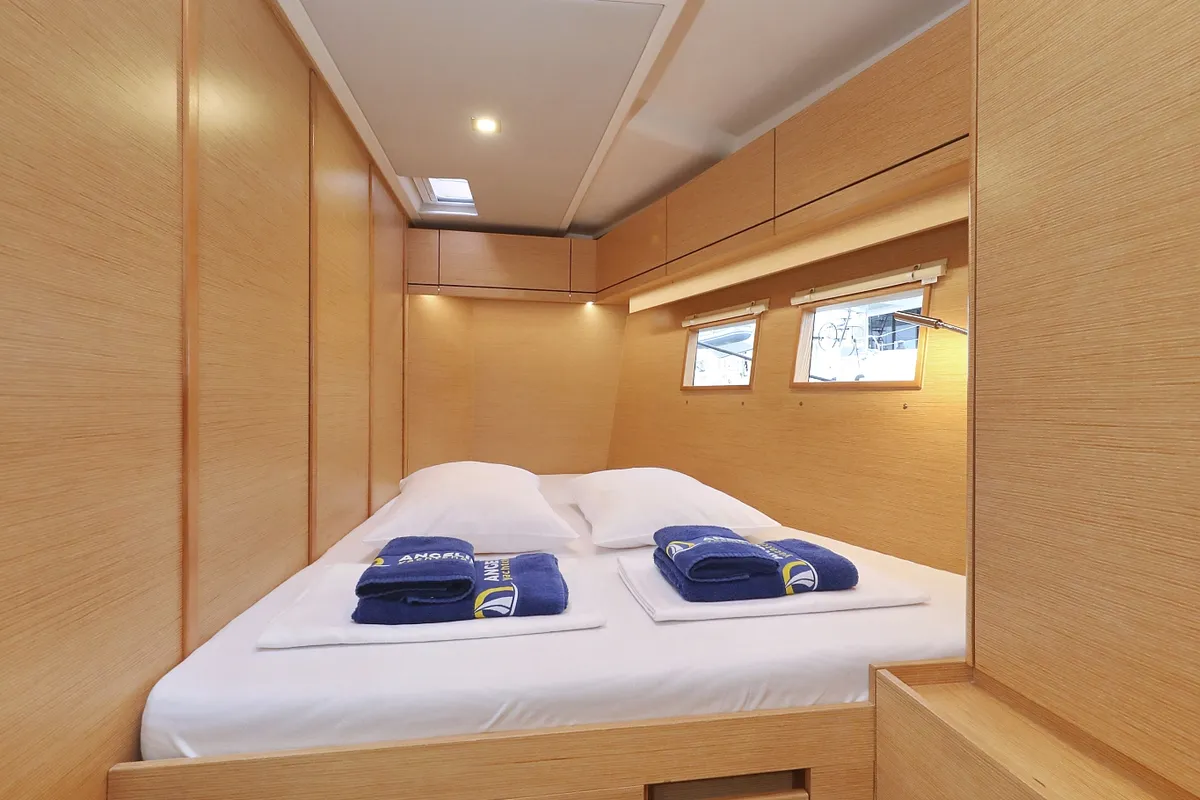 Cabin on Air King, a Hanse 548 - 5 + 1 cab. sailboat at Trogir, Croatia