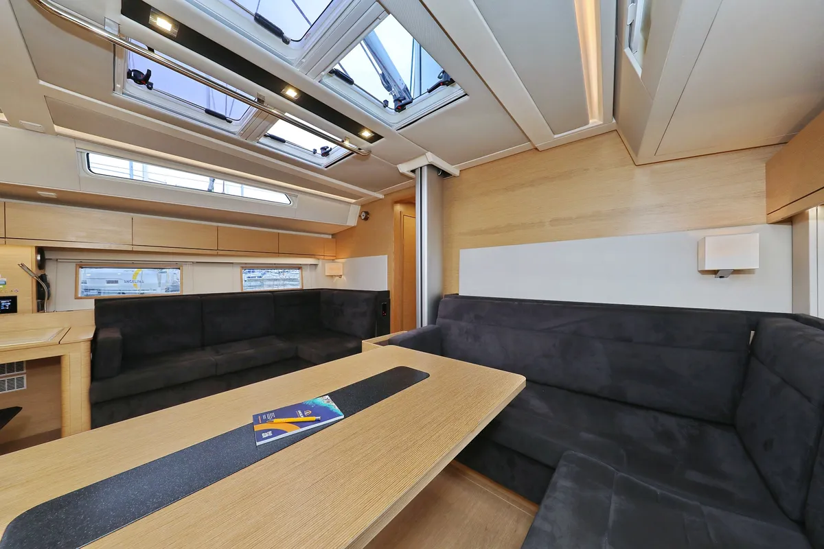 Salon of Air King, a Hanse 548 - 5 + 1 cab. sailboat at Trogir, Croatia