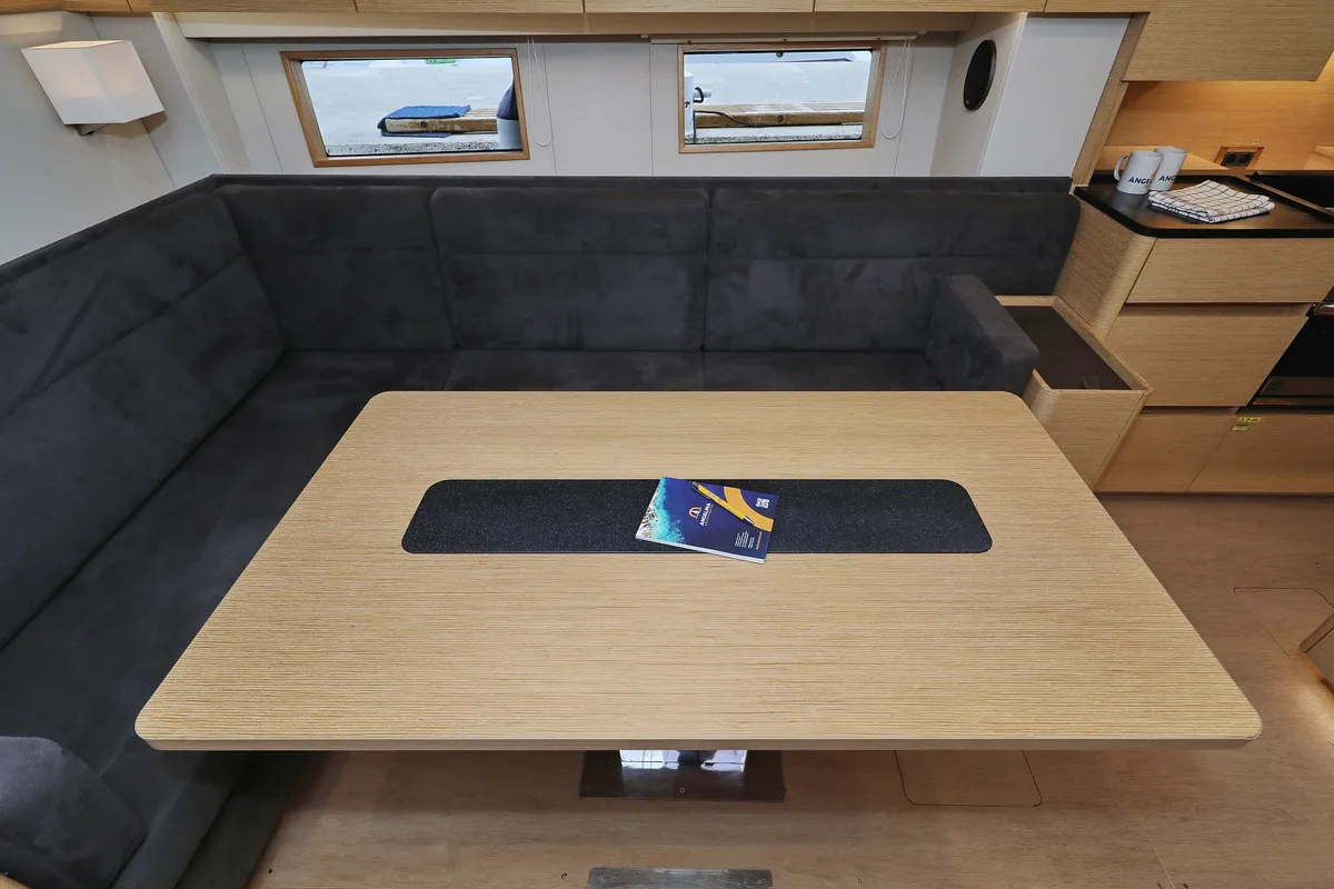 Salon of Air King, a Hanse 548 - 5 + 1 cab. sailboat at Trogir, Croatia
