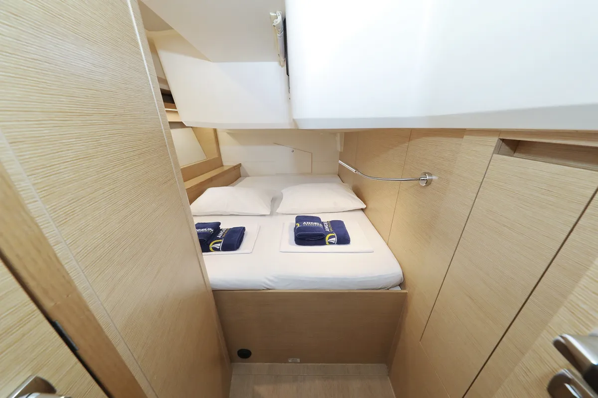 Cabin on Air King, a Hanse 548 - 5 + 1 cab. sailboat at Trogir, Croatia