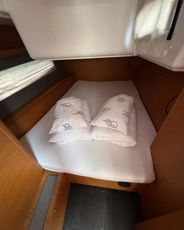 Cabin on Aventura, a Dufour 41 sailboat at Grad Trogir, Croatia