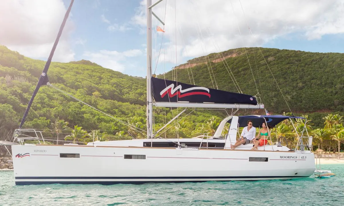 Exterior view of Oceanis 40.1 Club, a Beneteau Oceanis 40.1 sailboat at Procida, Italy