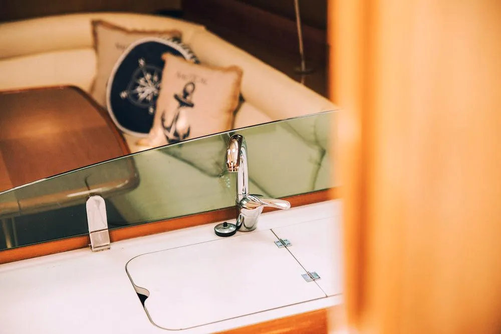 Galley of Mila, a Jeanneau Sun Odyssey 42 i sailboat at Volos, Greece