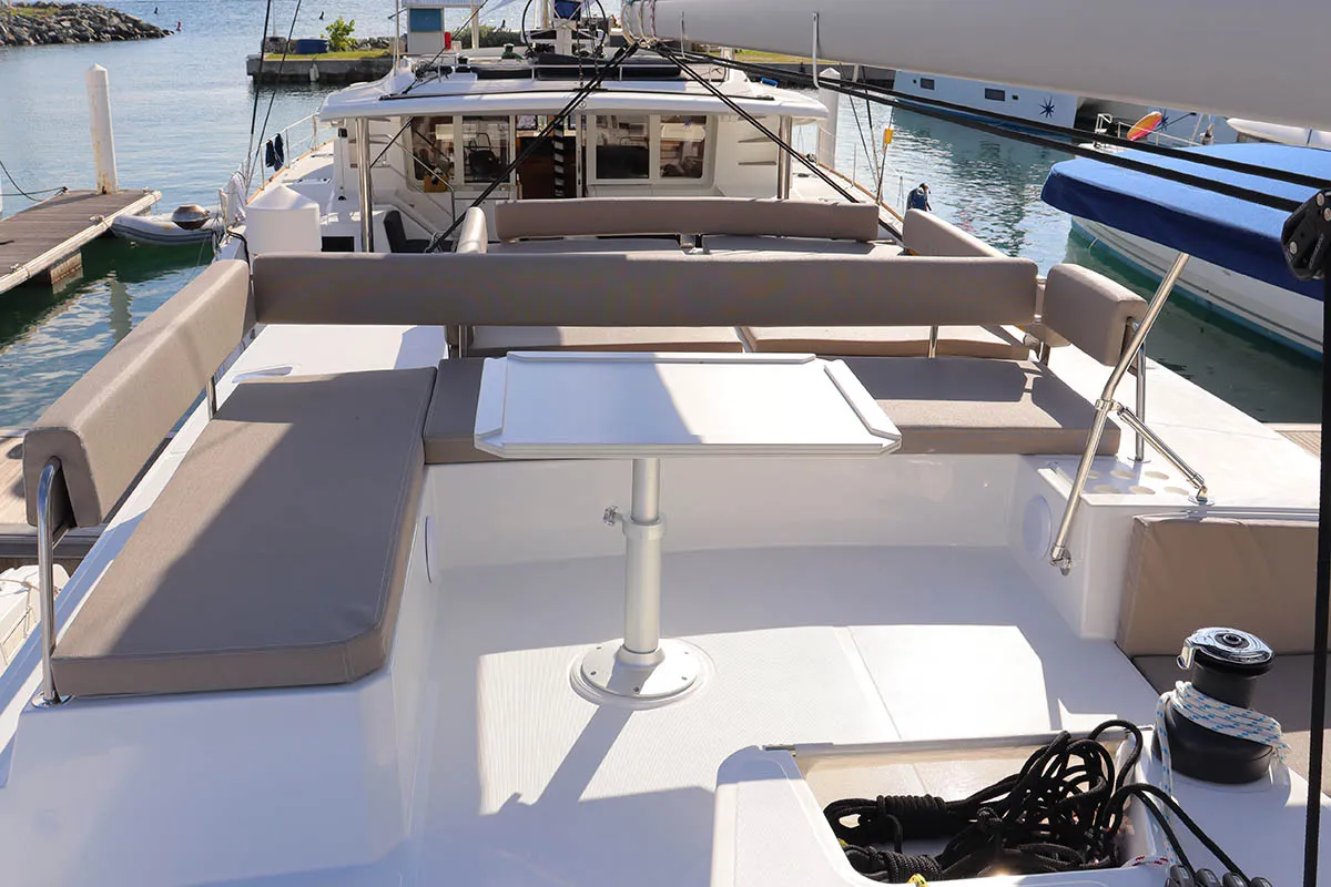 Seas Another Day, a Bali 4.4 catamaran at Road Town, British Virgin Islands