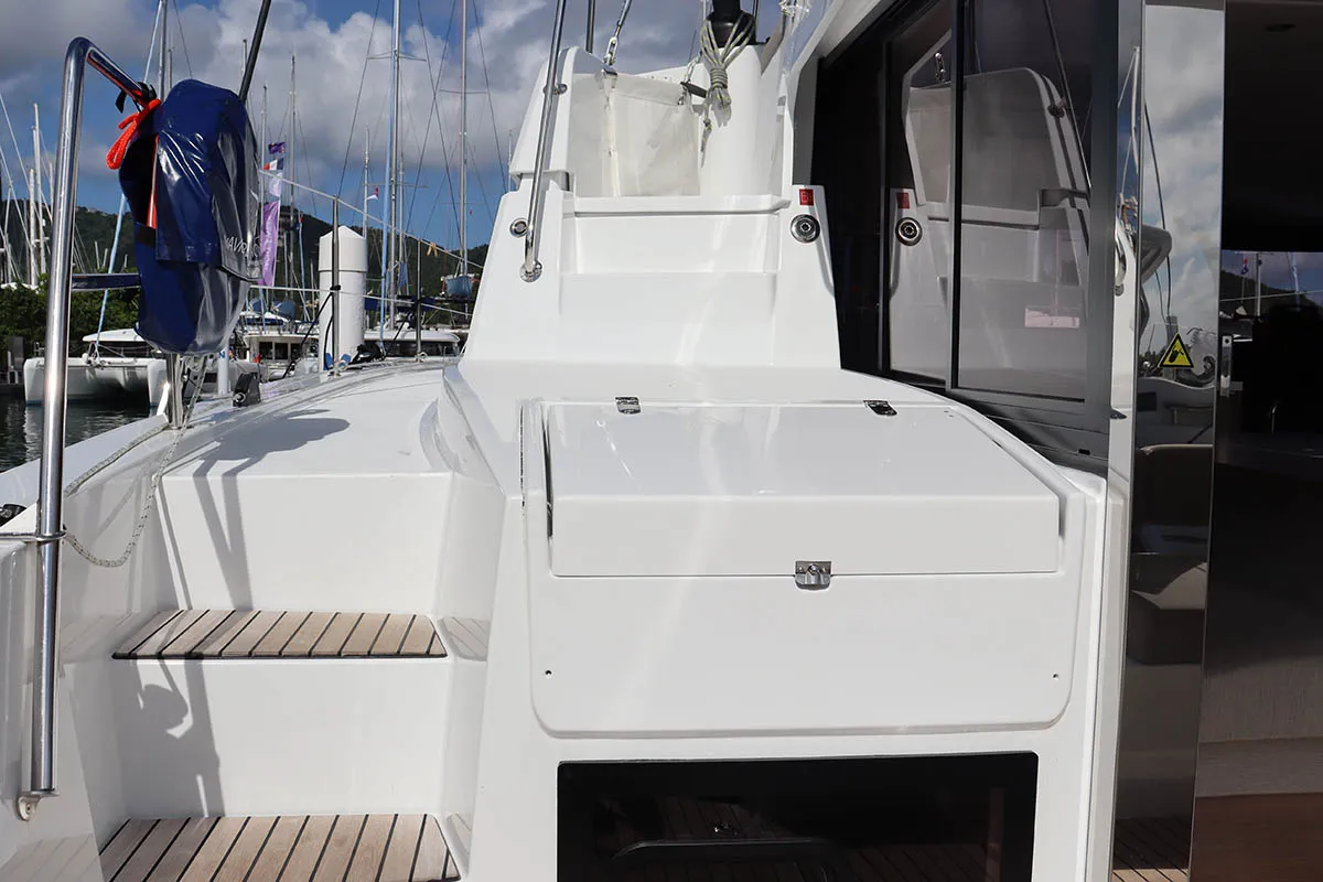 Seas Another Day, a Bali 4.4 catamaran at Road Town, British Virgin Islands