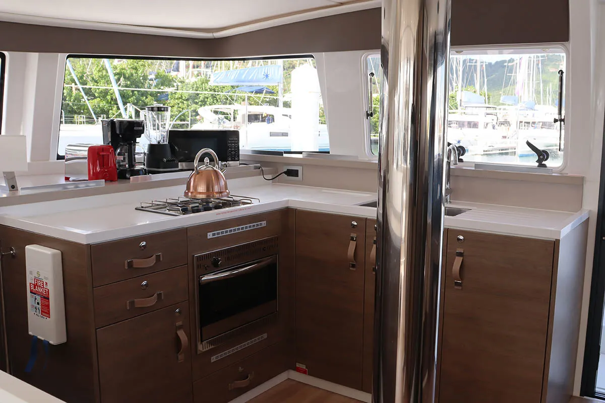 Seas Another Day, a Bali 4.4 catamaran at Road Town, British Virgin Islands