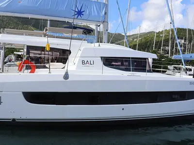 Seas Another Day, a Bali 4.4 catamaran at Road Town, British Virgin Islands
