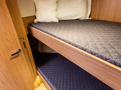 Cabin on Enea, a Bali 4.6 catamaran at Tonnarella, Italy