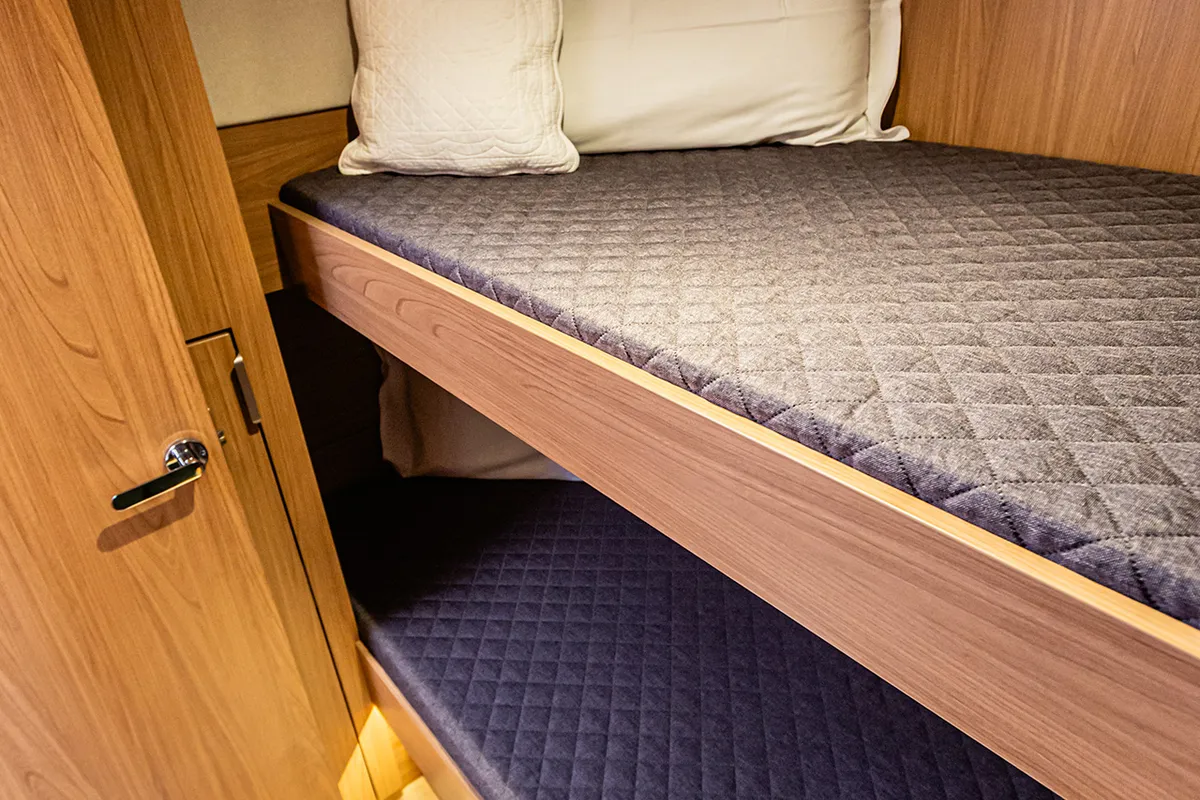 Cabin on Enea, a Bali 4.6 catamaran at Tonnarella, Italy
