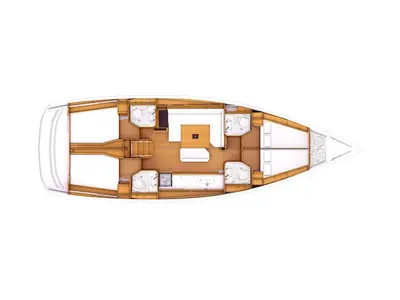 Sirius, a Jeanneau Sun Odyssey 479 sailboat at Rhodes, Greece