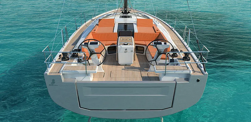 Barracuda, a Beneteau Oceanis 51.1 sailboat at Kontokali, Greece