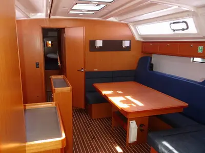 Salon of Rea, a Bavaria Cruiser 46 sailboat at Municipal Unit of Lefkada, Greece