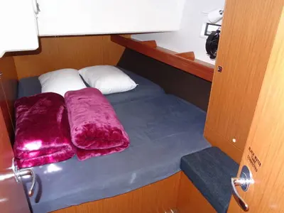 Cabin on Rea, a Bavaria Cruiser 46 sailboat at Municipal Unit of Lefkada, Greece