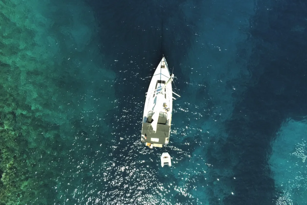 Exterior view of Everest, a Beneteau Oceanis 46.1 sailboat at Rogač, Croatia