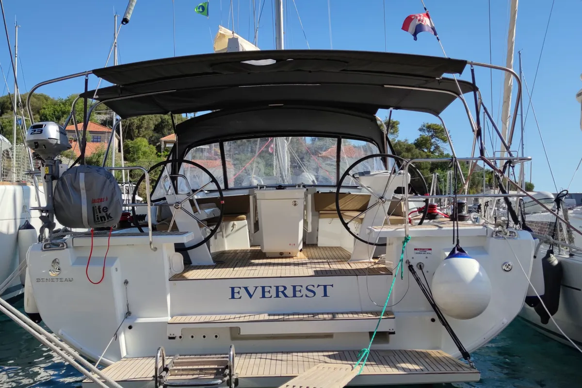 Exterior view of Everest, a Beneteau Oceanis 46.1 sailboat at Rogač, Croatia