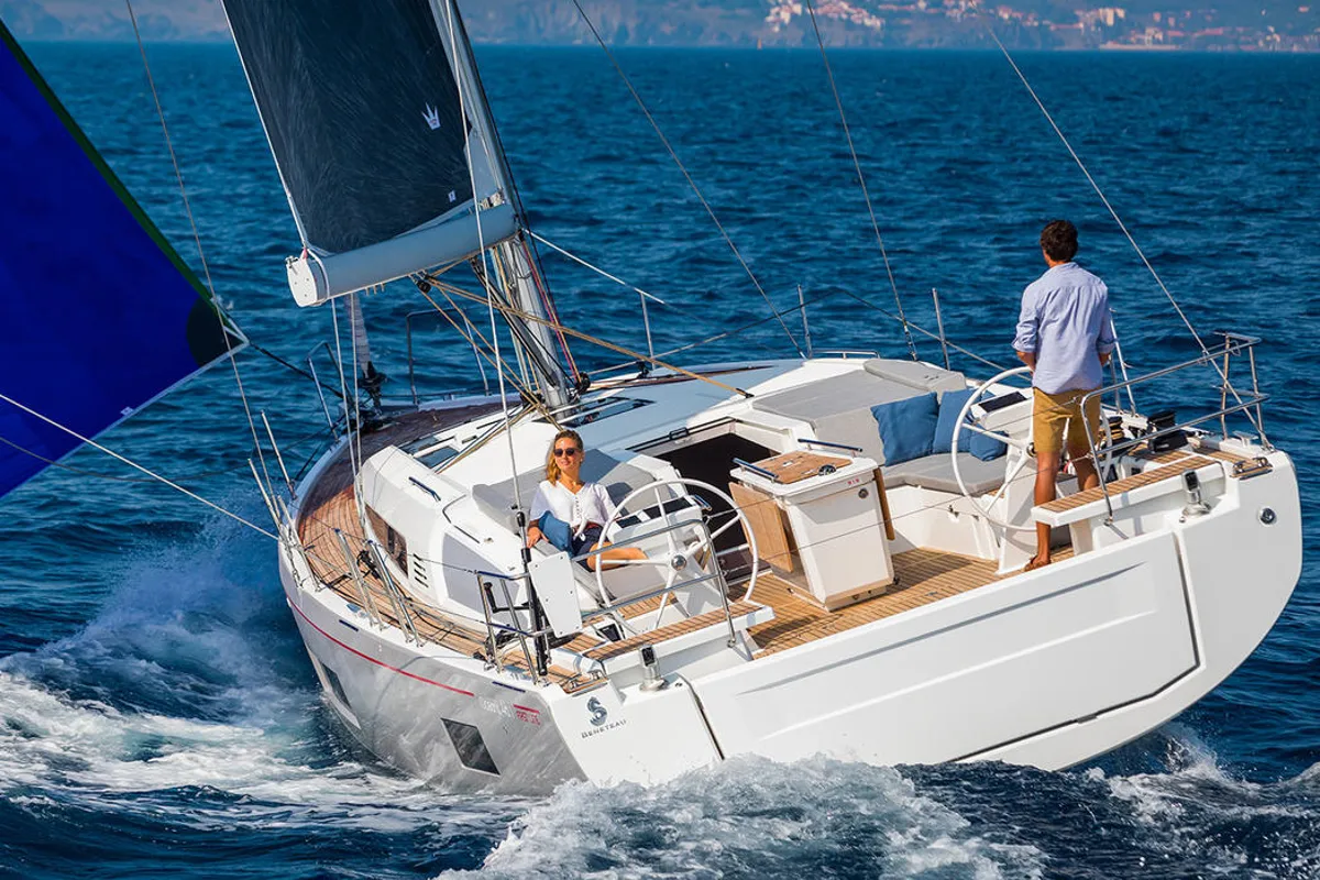 Exterior view of Everest, a Beneteau Oceanis 46.1 sailboat at Rogač, Croatia