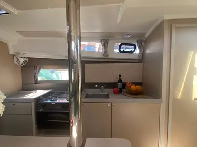 Galley of Polis, a Beneteau Oceanis 35.1 sailboat at Rosignano Solvay, Italy