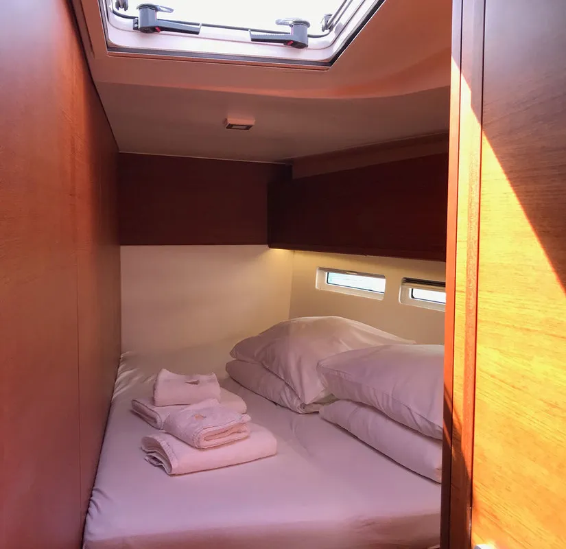 Cabin on Athene, a More 55 sailboat at Grad Kaštela, Croatia