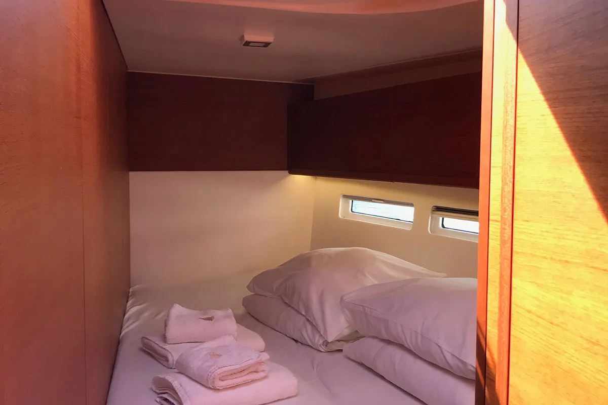 Cabin on Athene, a More 55 sailboat at Grad Kaštela, Croatia