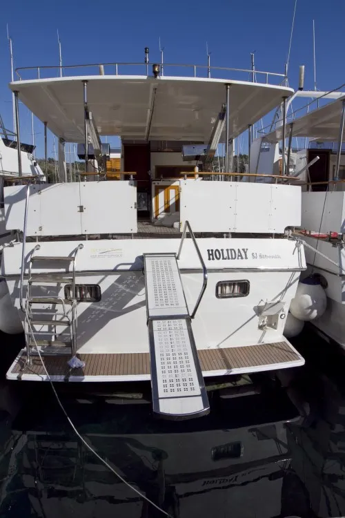 Exterior view of Holiday, a Staryacht 1670 motorboat at Primošten, Croatia