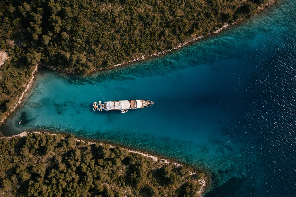Exterior view of Cristal, a Gulet Motoryacht motor yacht at Split, Croatia