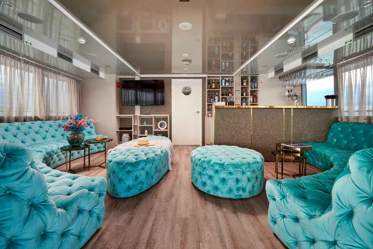 Salon of Ohana, a Gulet Motoryacht motor yacht at Split, Croatia