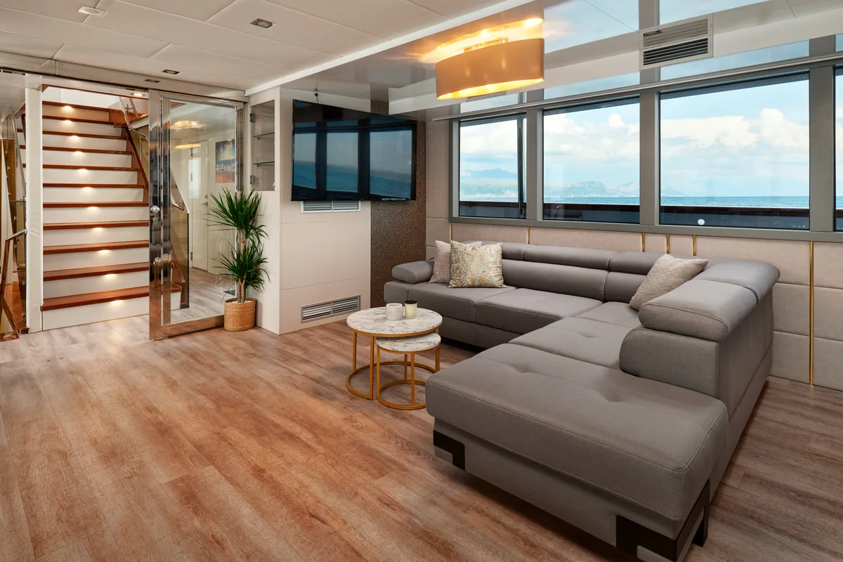 Salon of Ohana, a Gulet Motoryacht motor yacht at Split, Croatia