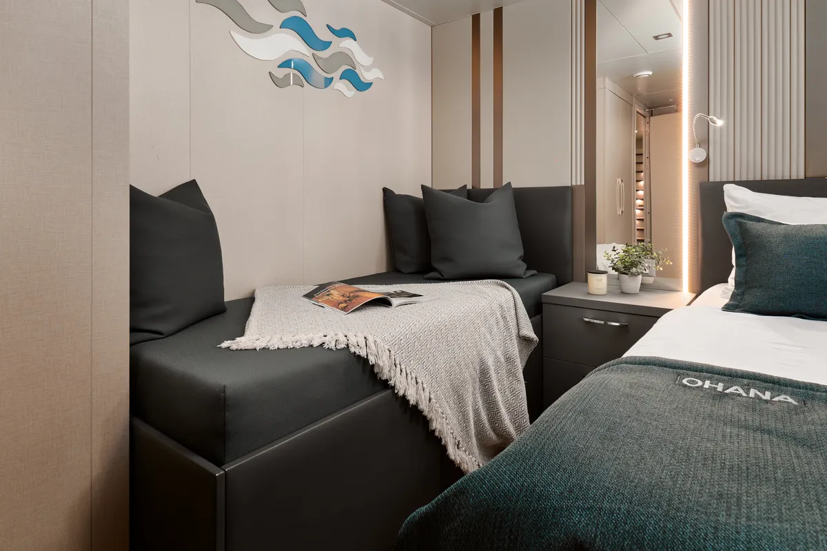 Cabin on Ohana, a Gulet Motoryacht motor yacht at Split, Croatia