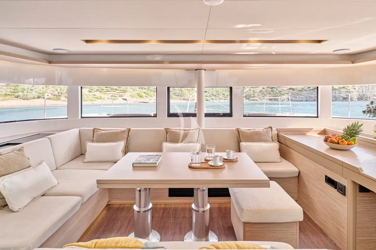 Efkrati, a Lagoon 51 catamaran at Athens, Greece