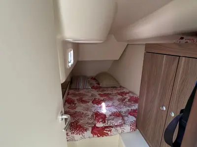 Cabin on Premium, a Dehler Varianta 44 sailboat at Rosignano Solvay, Italy