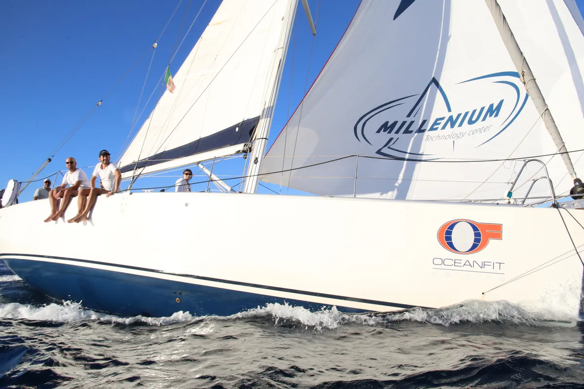 Exterior view of Premium, a Dehler Varianta 44 sailboat at Rosignano Solvay, Italy