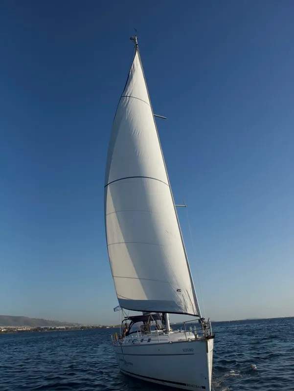 Azzuro, a Beneteau Cyclades 50.5 sailboat at Athens, Greece