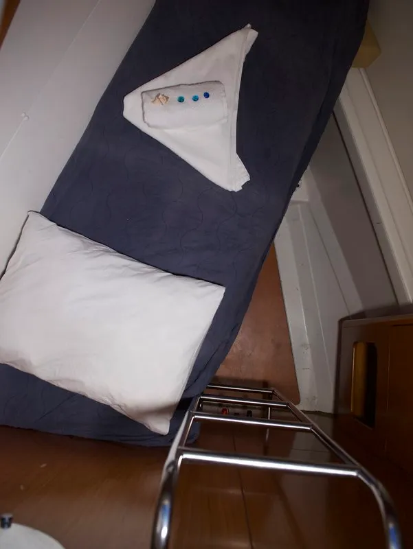 Cabin on Azzuro, a Beneteau Cyclades 50.5 sailboat at Athens, Greece