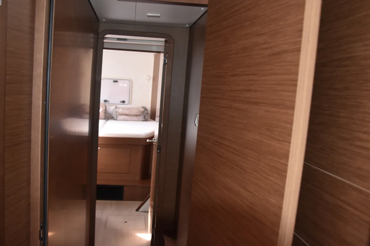 Cabin on Lagoon 42, a catamaran at Skiathos, Greece