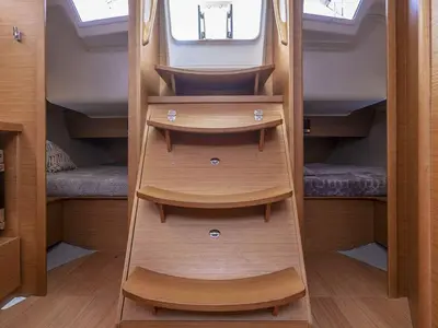 Cabin on Hope, a Dufour 390 sailboat at Grad Trogir, Croatia