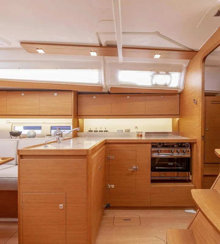 Galley of Hope, a Dufour 390 sailboat at Grad Trogir, Croatia