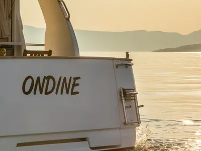 Ondine, a Greenline 33 motor yacht at Punat, Croatia