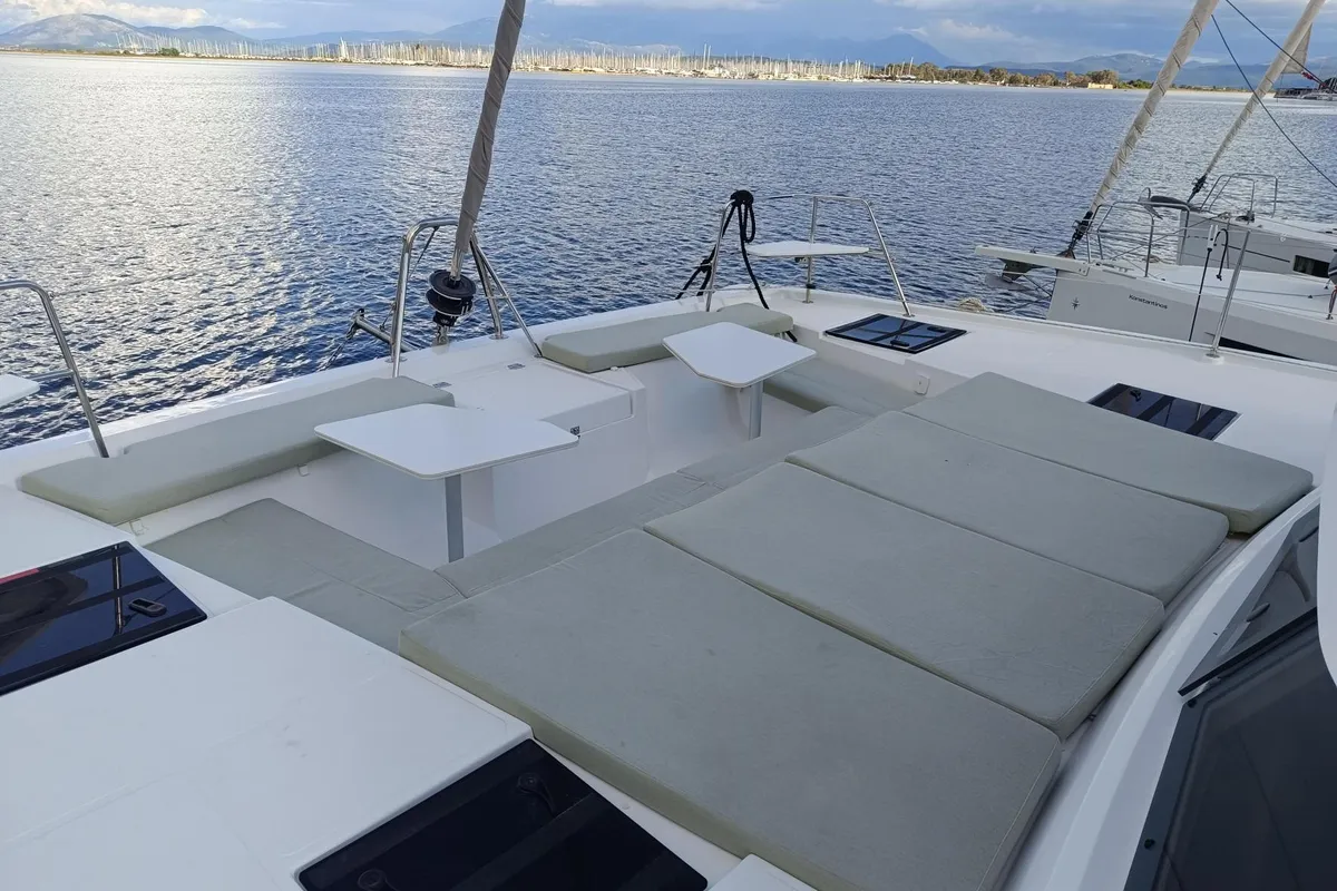 Vegas, a Bali Catspace OW catamaran at Ellomenos, Greece